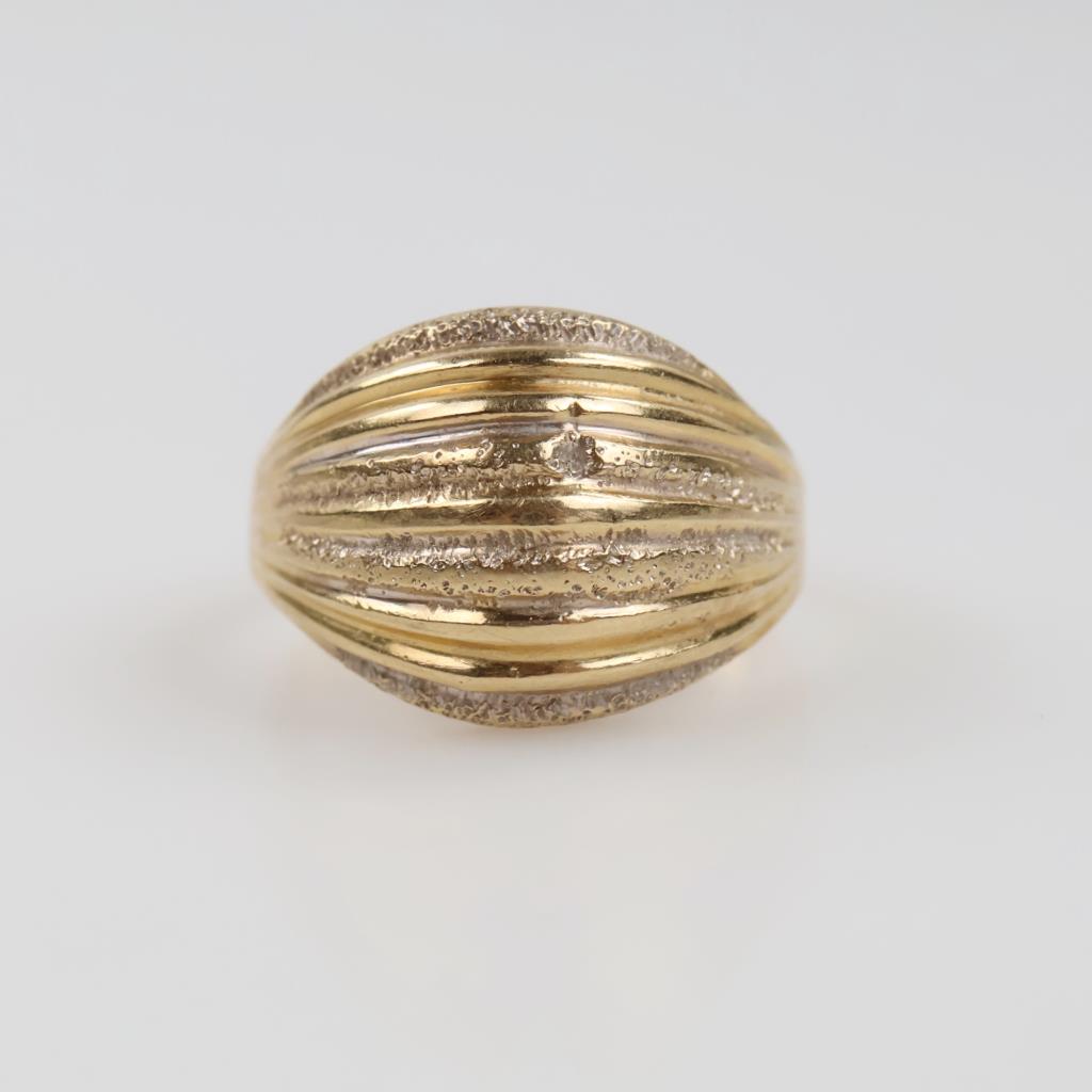 14kt Gold Textured Ring