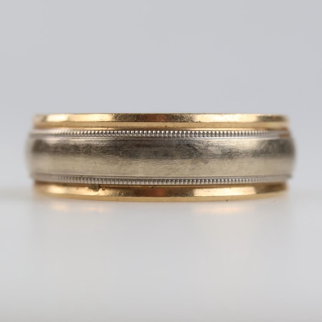 14kt Gold Two-tone Band