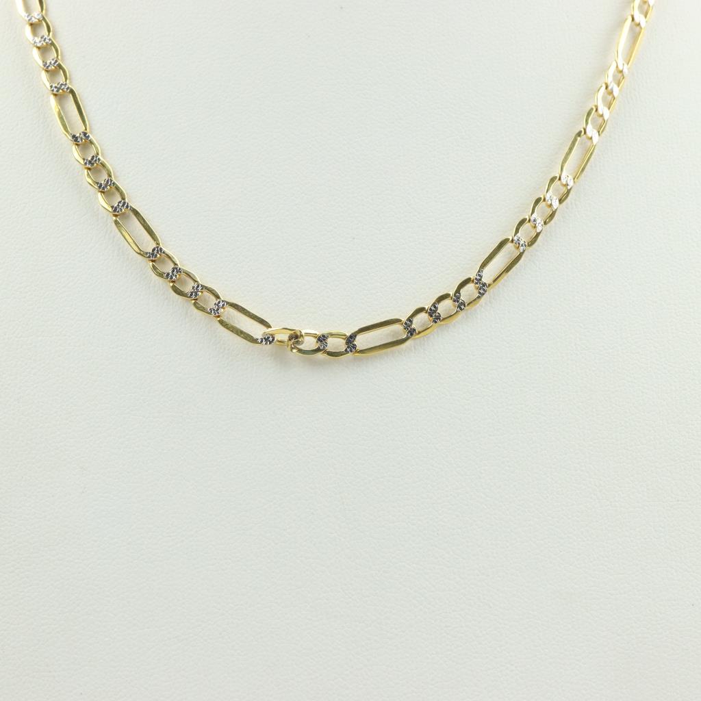 Two tone figaro chain Clearance