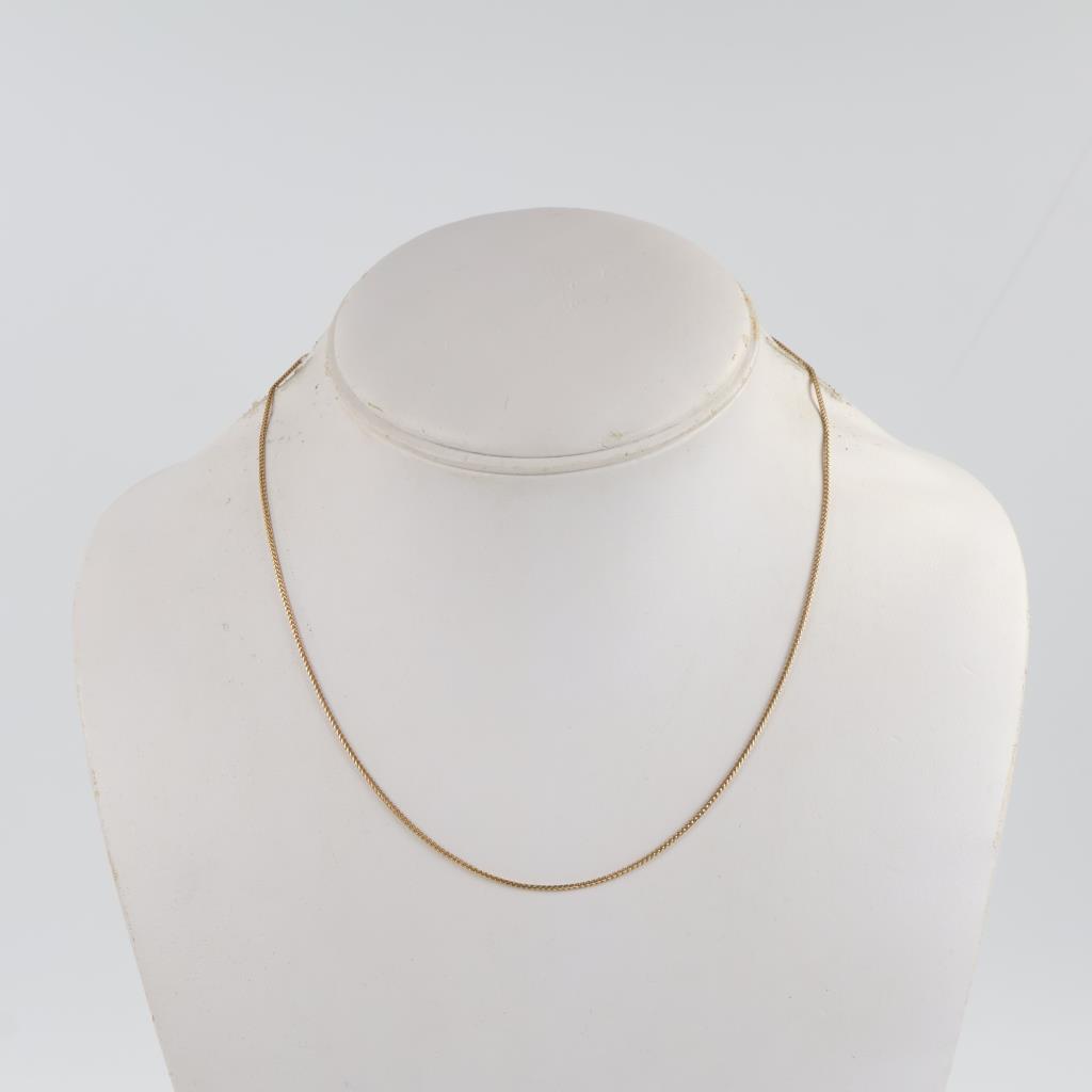 YAMI Unisex Adult Modern Wheat Chain Necklace, Blue