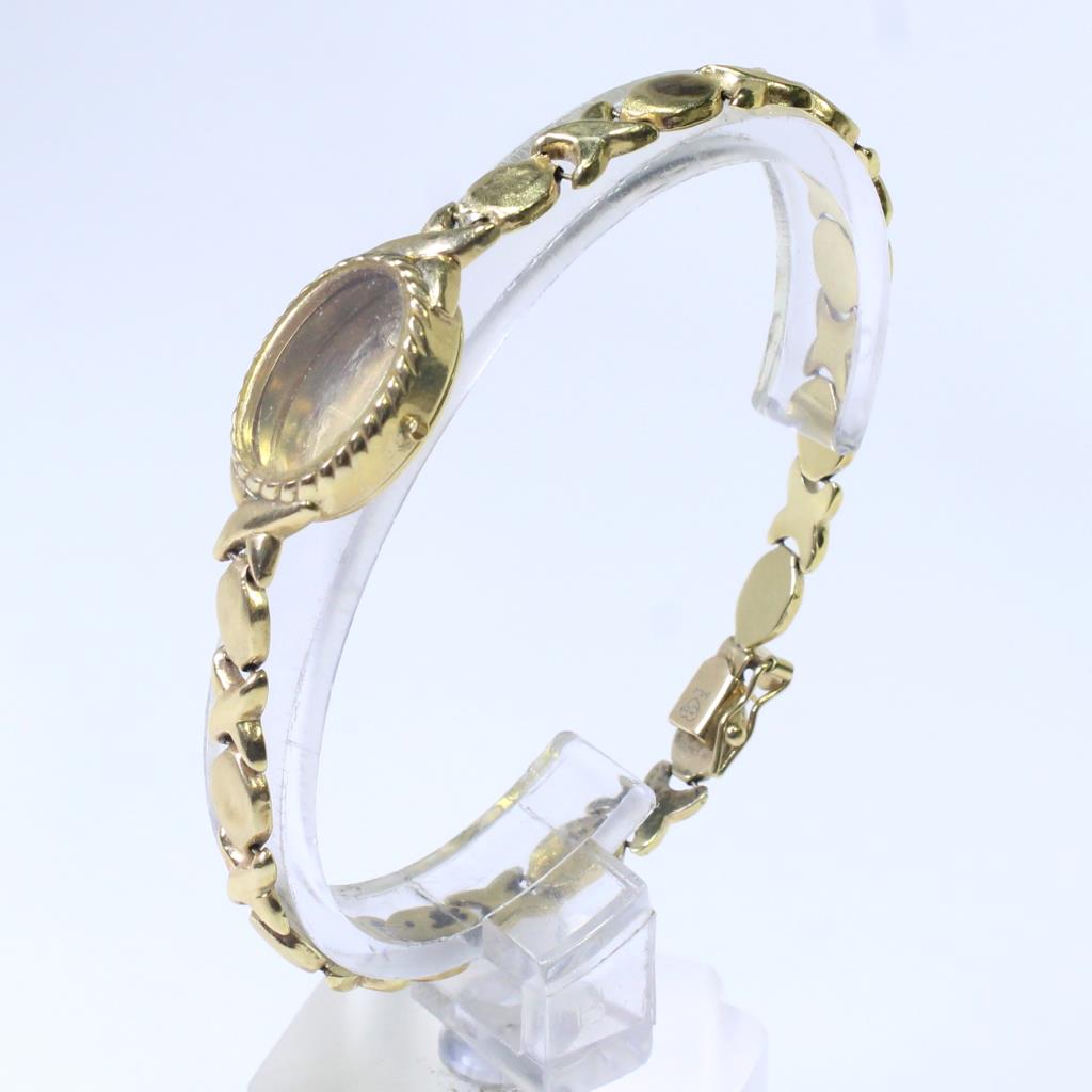 14kt Hollow Gold 8.5g Beverly Hills Gold Watch Case Property Room