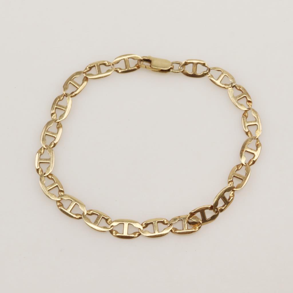 14kt Hollow Gold Bracelet Property Room