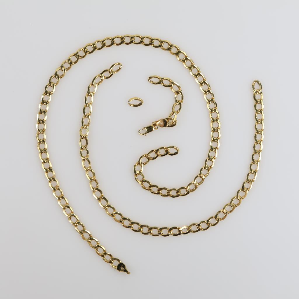 14kt Hollow Gold Necklace