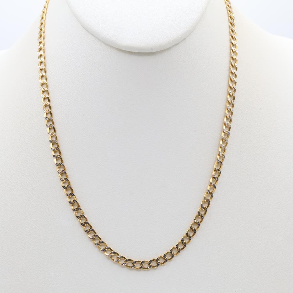 14kt Hollow Gold Necklace