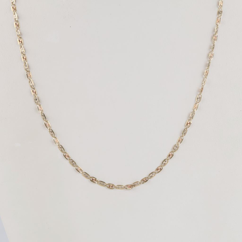 14kt Tri Colored Gold Necklace