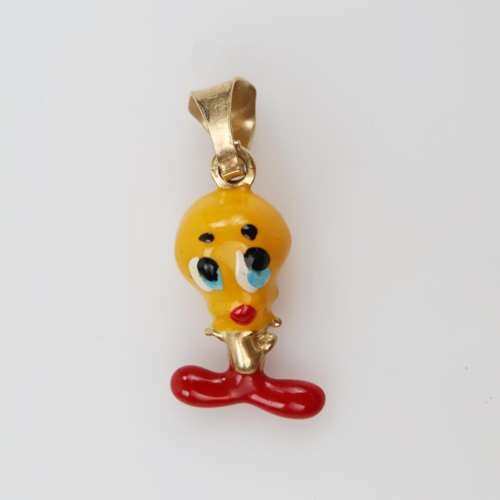 14kt Tweety Bird Pendant