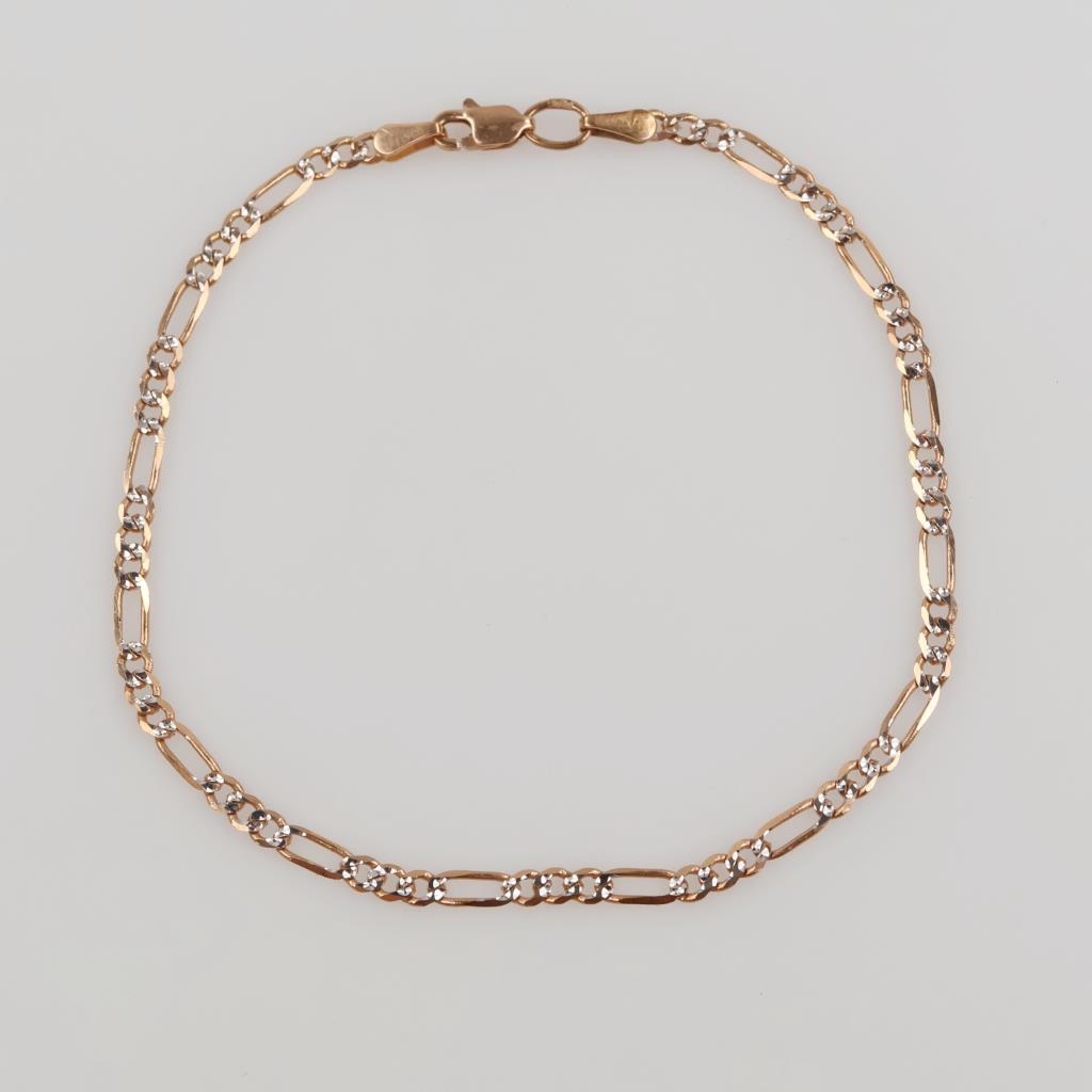 14kt Two Tone Gold Bracelet