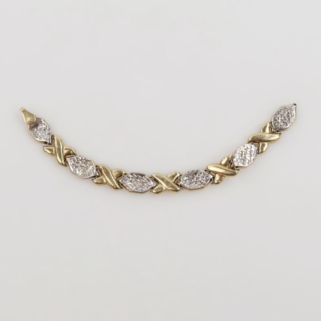 14kt Two Tone Gold Chain