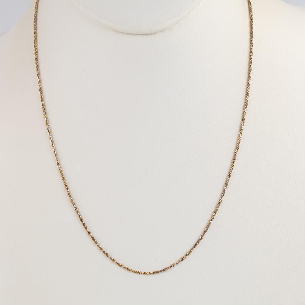14kt Two Tone Gold Necklace