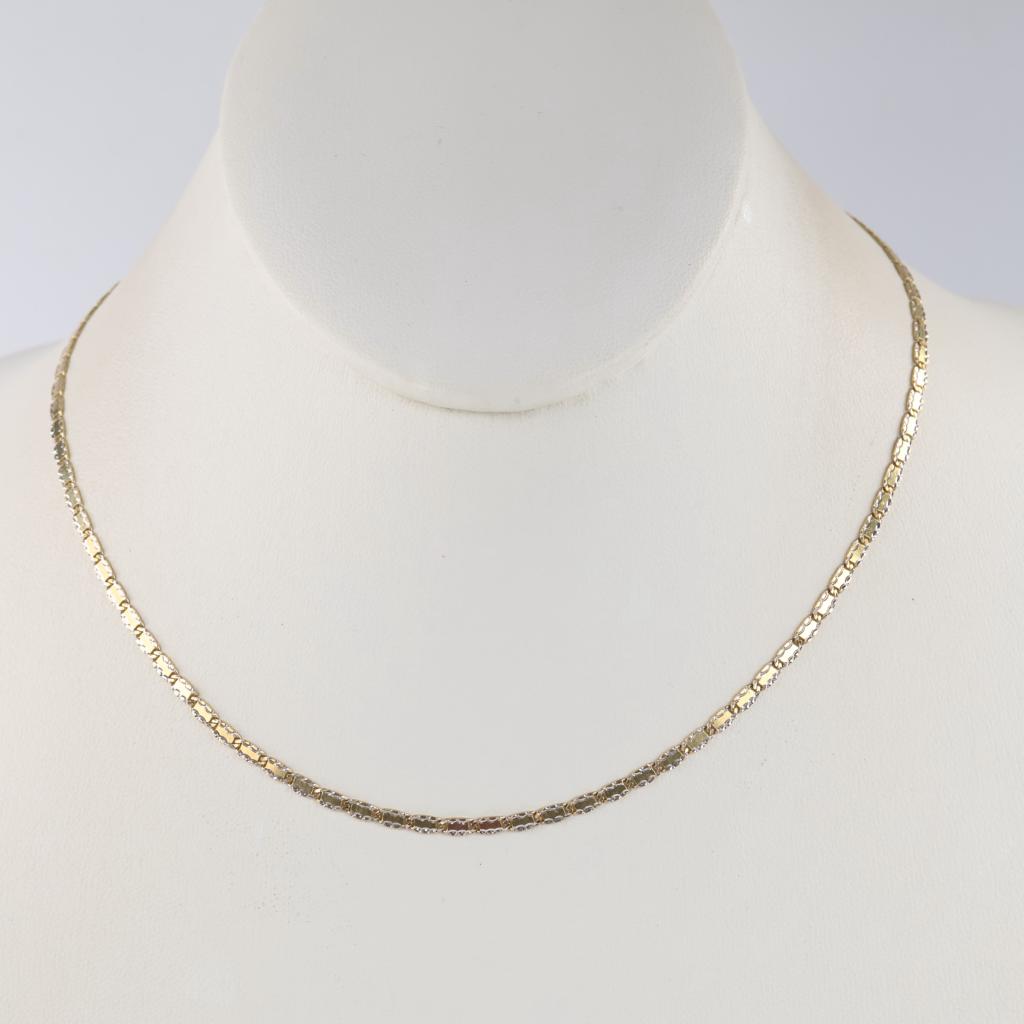 14kt Two Tone Gold Necklace
