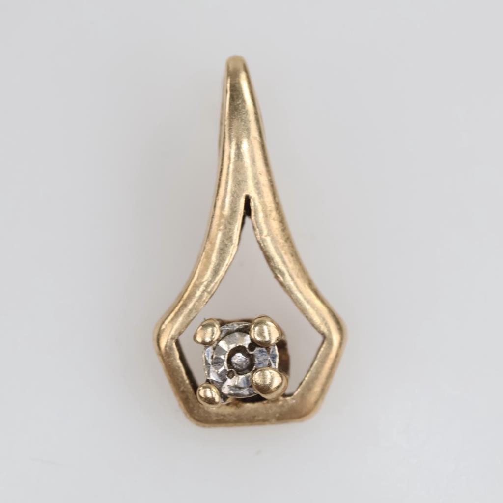 14kt Two Tone Gold Pendant