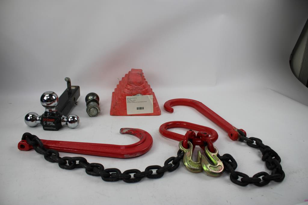15" J Hook Heavy Duty Grade Tow Axle Strap 2 Pack