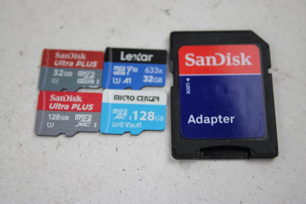15 Microchips And Adapter, 8,16,32,128 Gb