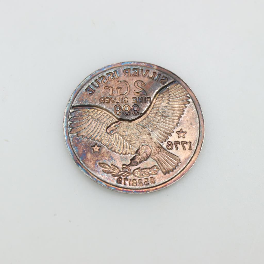 1776 Fine Silver Eagle Silver Issue Round | Property Room