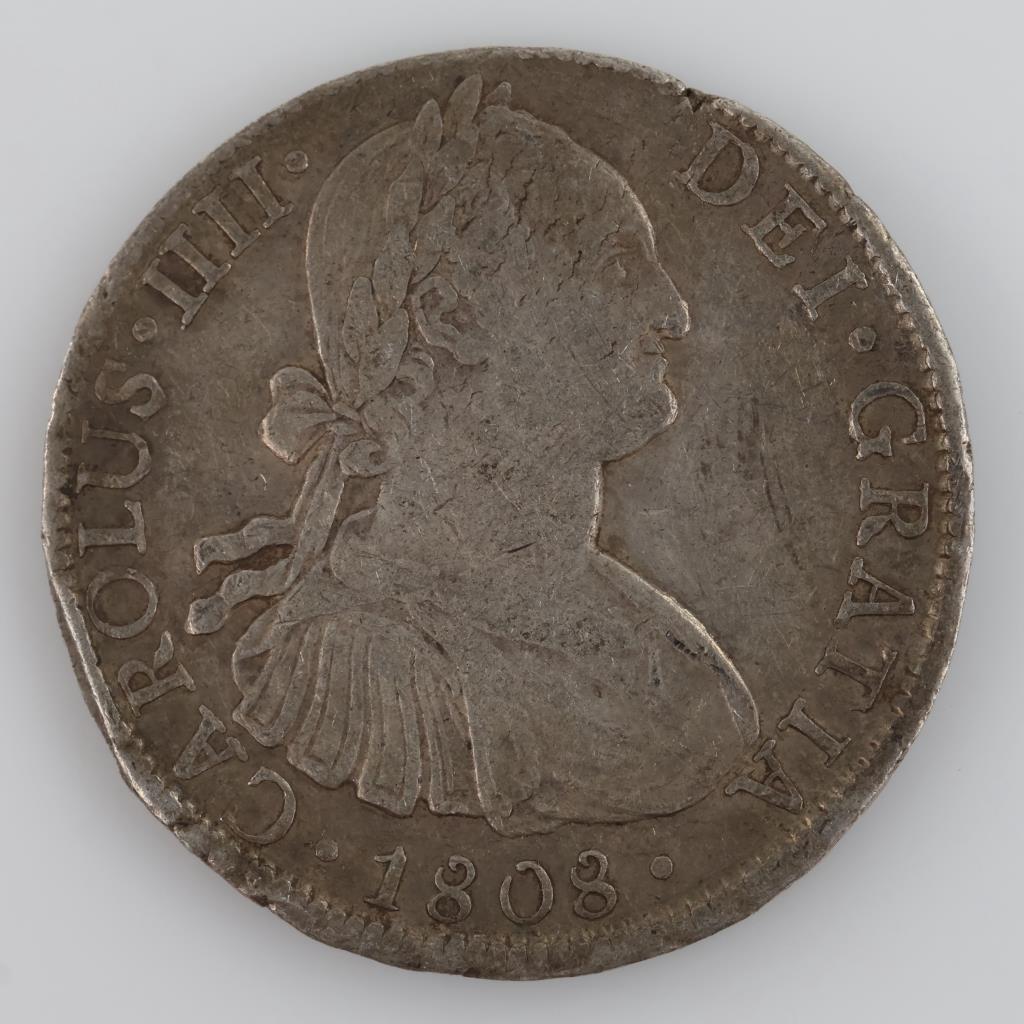 1808 Mexican Charles IV Silver 8 Reales