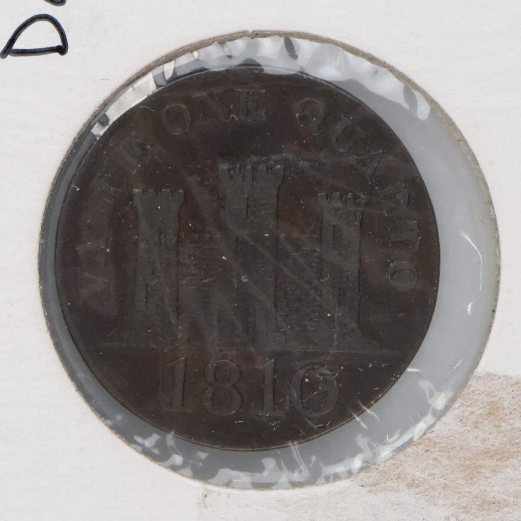 1810 Gibraltar Large Date Merchant Token