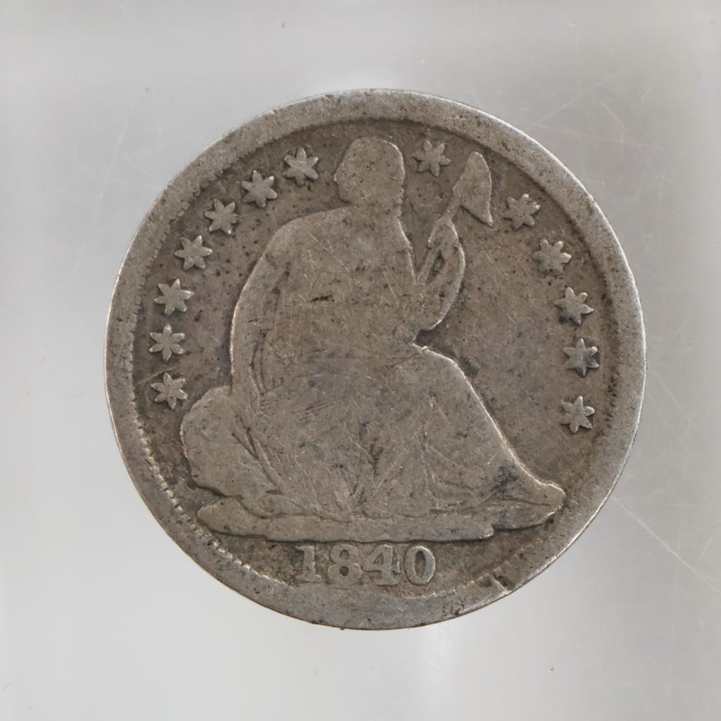 1840-O Seated Liberty Silver Half Dime