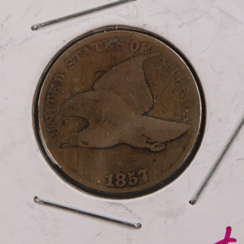 1857 US Flying Eagle One Cent