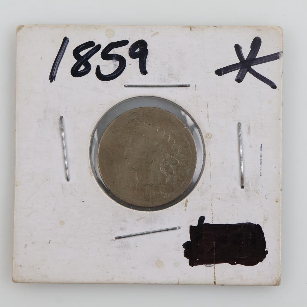 1859 US Indian Head Penny
