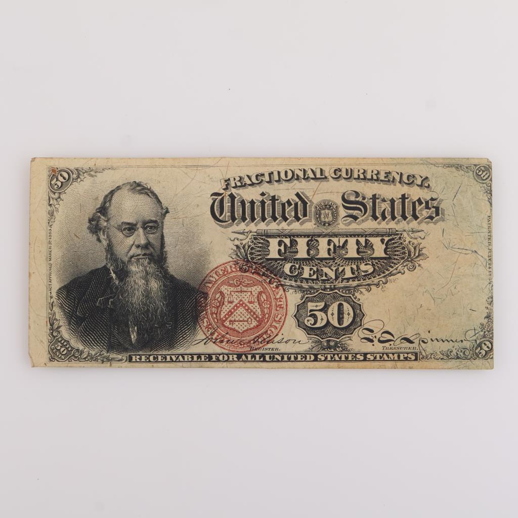 1863 US 50 Cent Fractional Currency, Fr 1376
