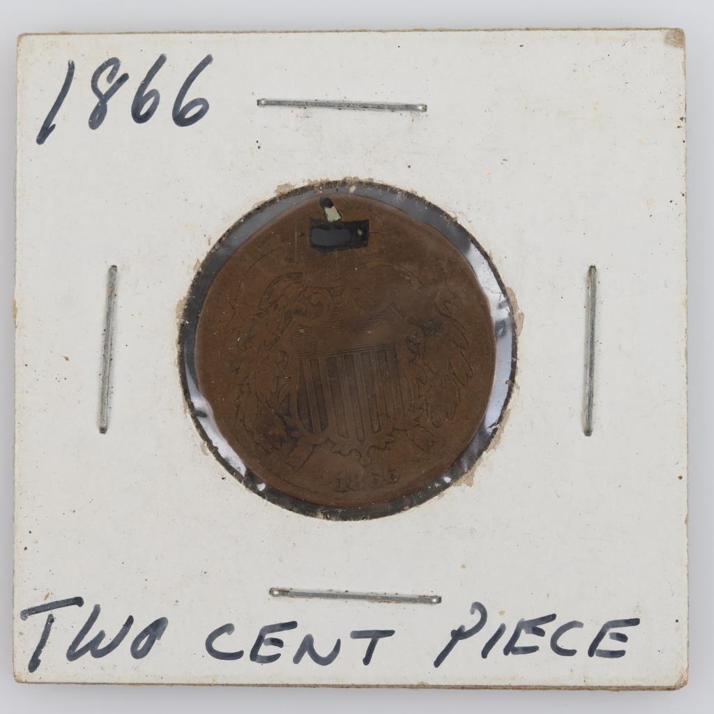 1866 US Two Cent Piece