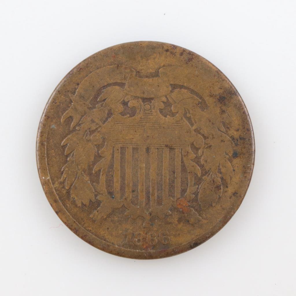 1866 US Two Cent Piece | Property Room