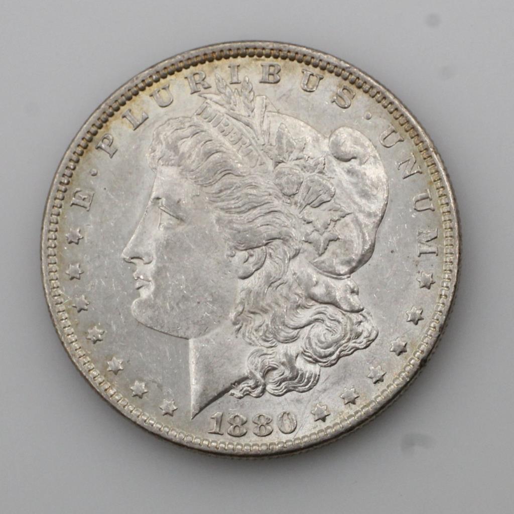 1880-O US Morgan Silver Dollar