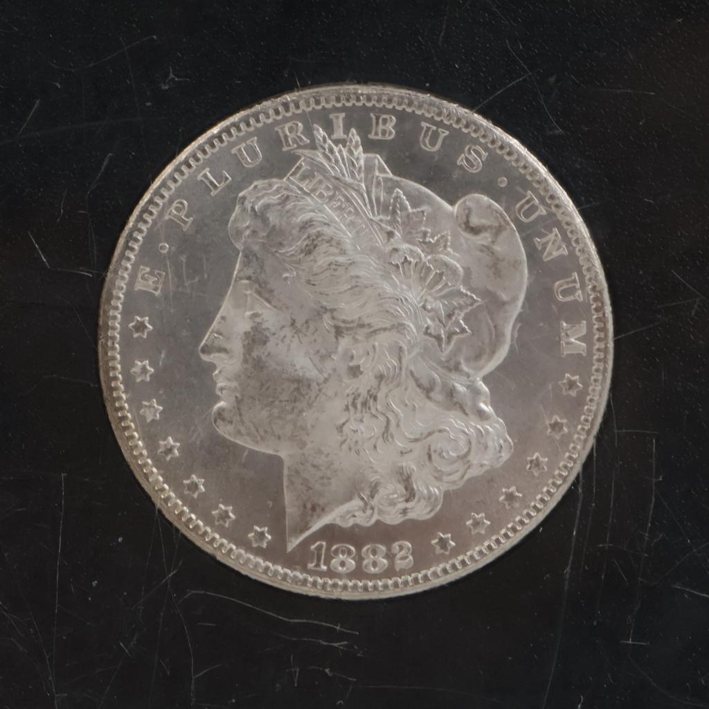 1882-CC US Morgan Silver Dollar