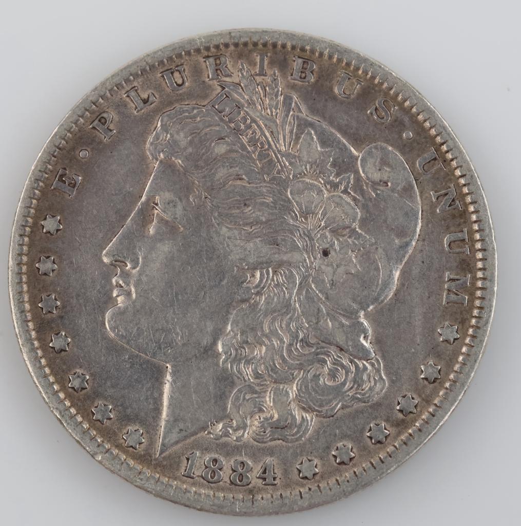 1884 Morgan Silver Dollar
