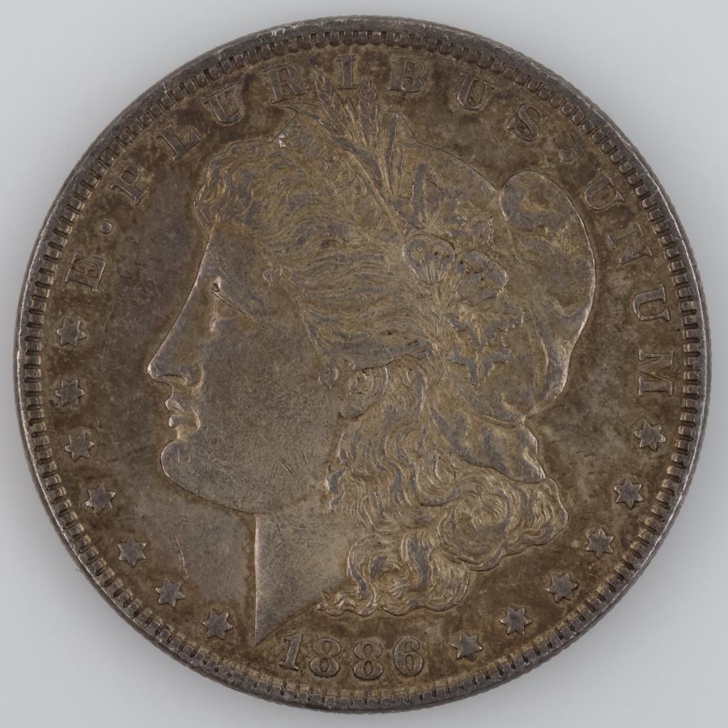 1886 US Morgan Silver Dollar