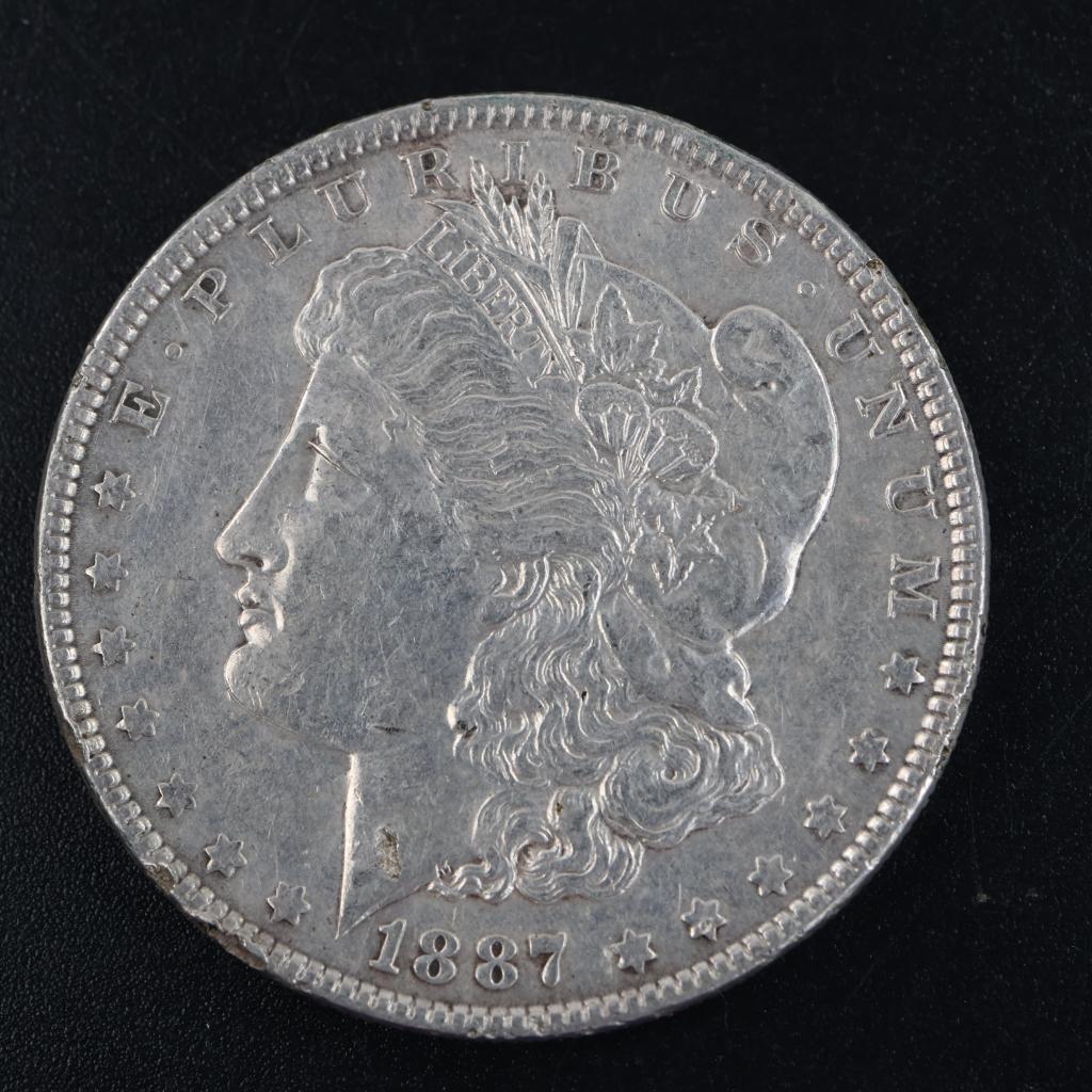 1887 Morgan Silver Dollar