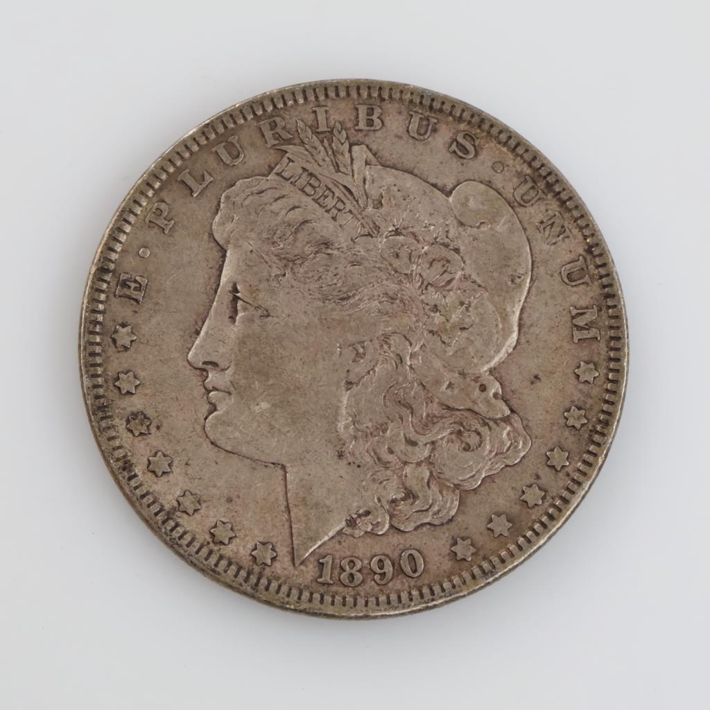 1890 US Morgan Silver Dollar