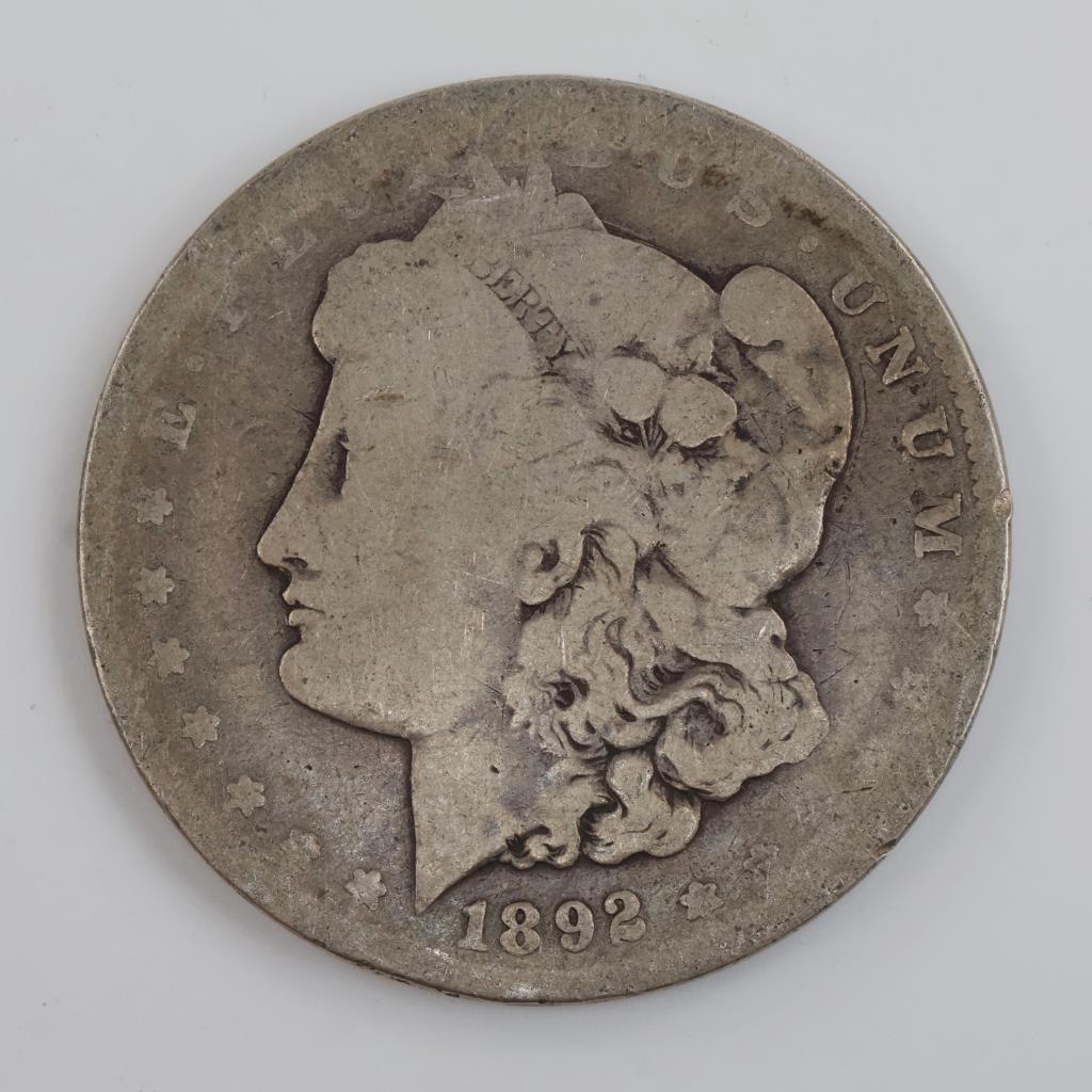 1892-S US Morgan Silver Dollar