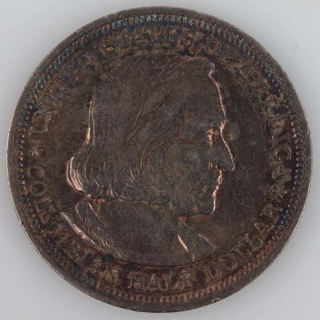 1893 Columbian Exposition Silver Half Dollar
