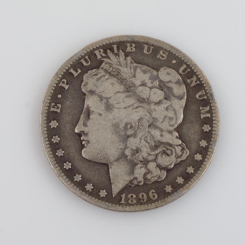 1896-O US Morgan Silver Dollar