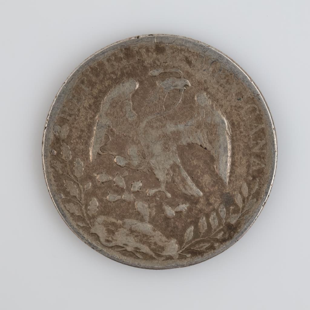 1897 Mexican 8 Reales Silver Coin