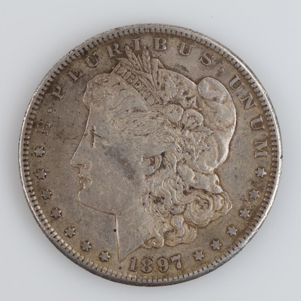 1897-S Morgan Silver Dollar