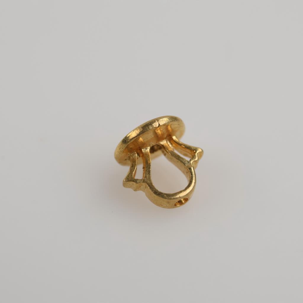 18kt Gold Earring Backing