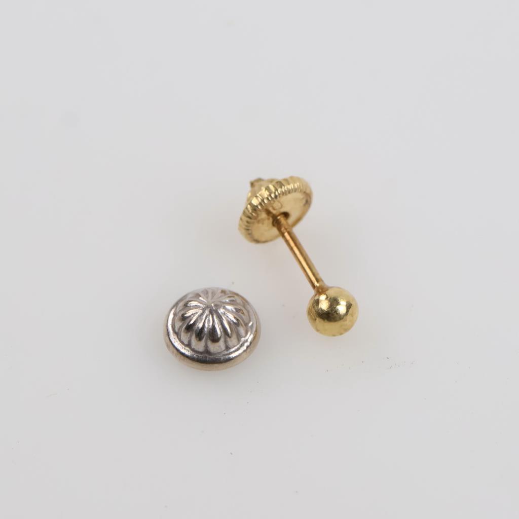 18kt Gold Jewelry, 2 Pieces