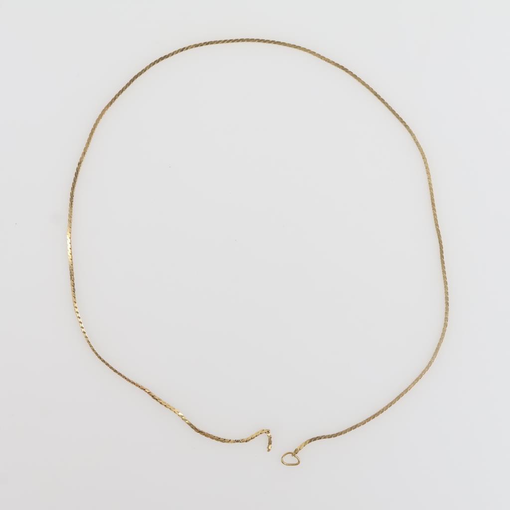 18kt Gold Serpentine Chain Necklace
