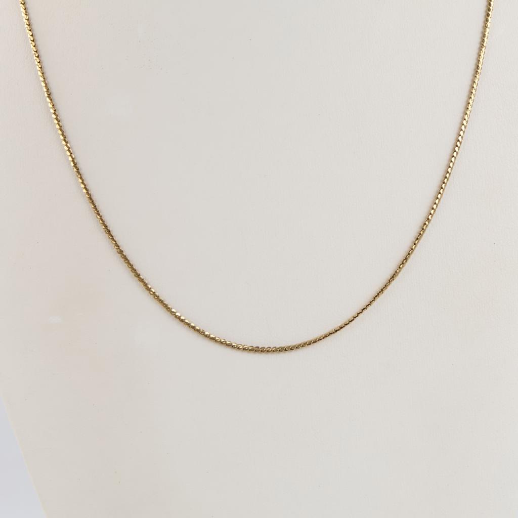 18kt Gold Serpentine Chain Necklace