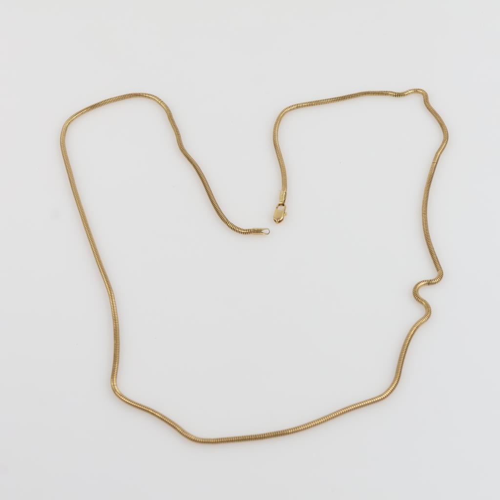 18kt Gold Snake Chain Necklace