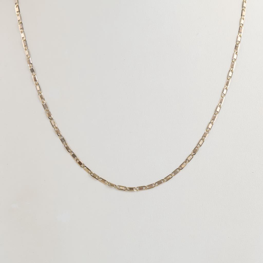 18kt Gold Two-tone Mariner Chain Necklace
