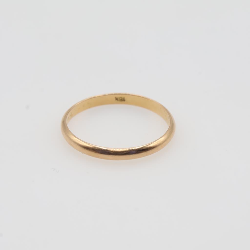 18kt Rose GF Band