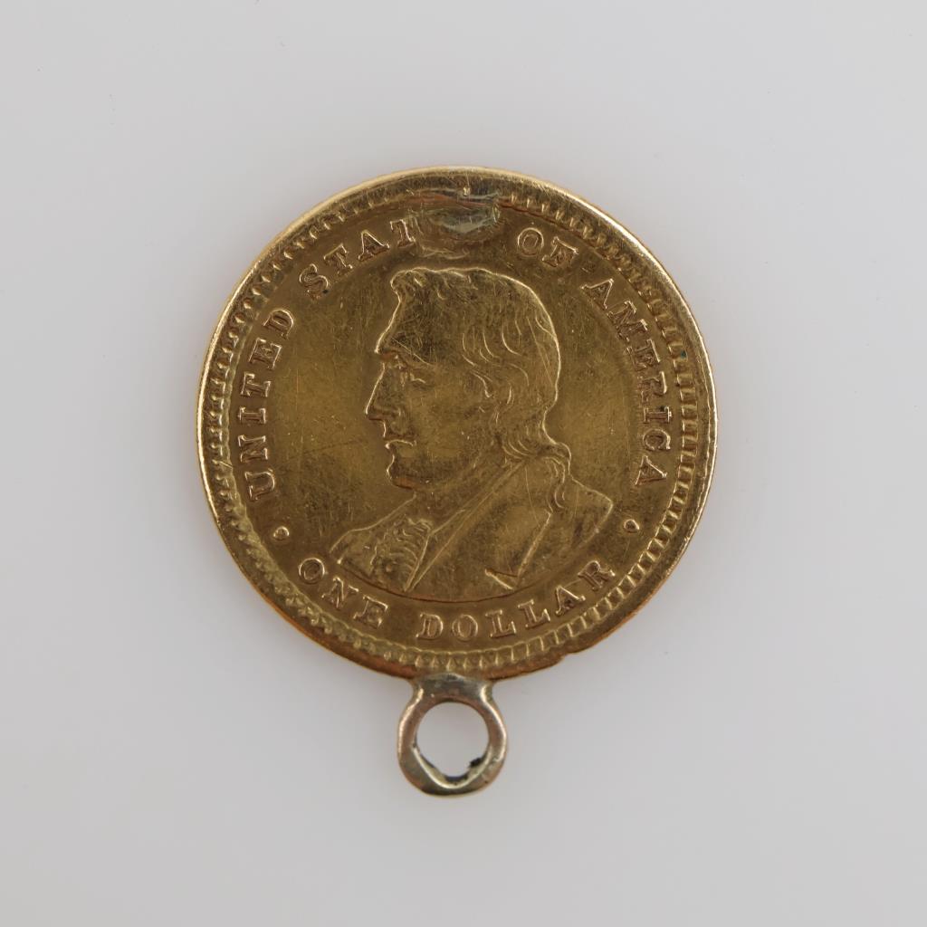 1904 Lewis & Clark Exposition Classic Gold Commemorative One Dollar Coin