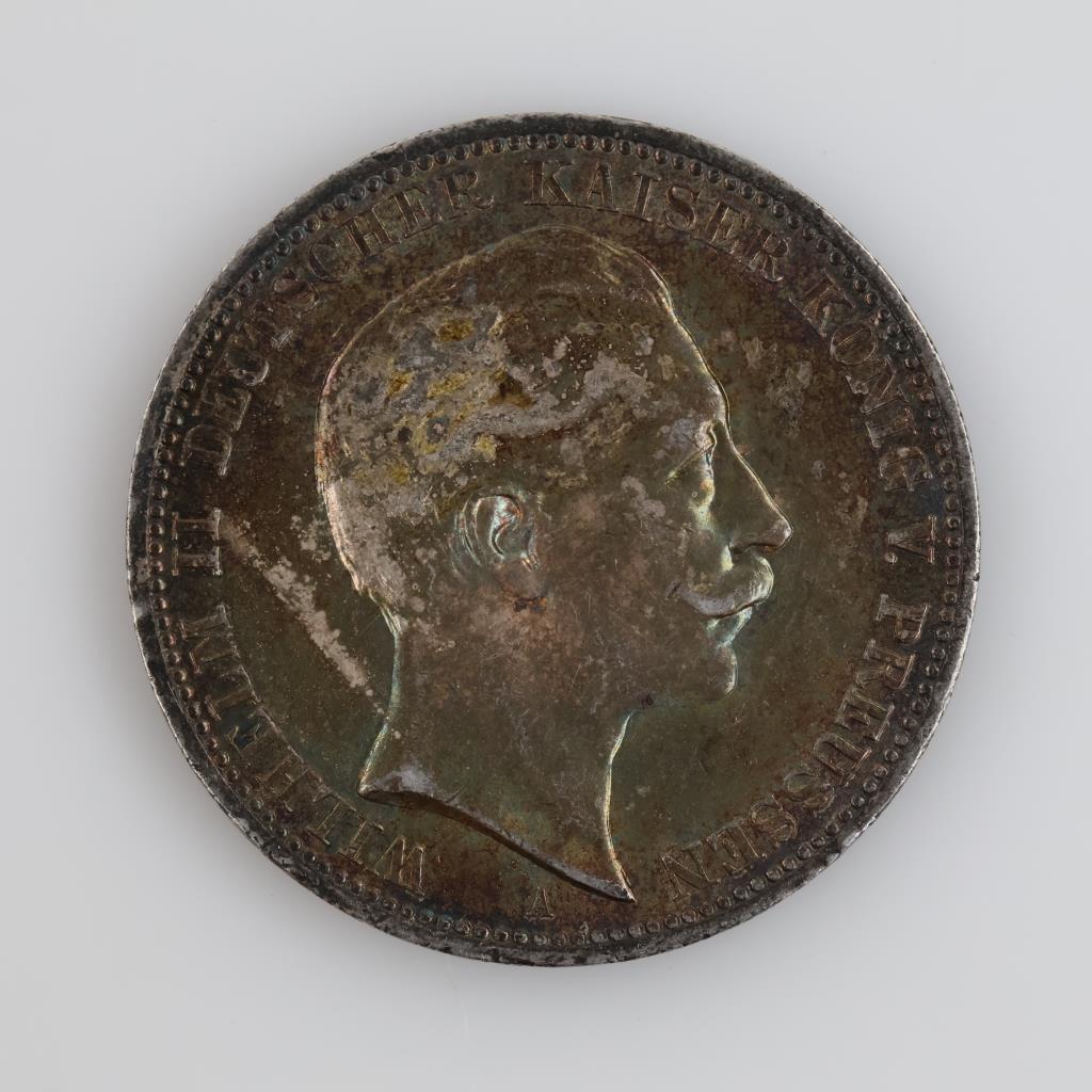 1912 A Germany 3 Mark Silver Coin