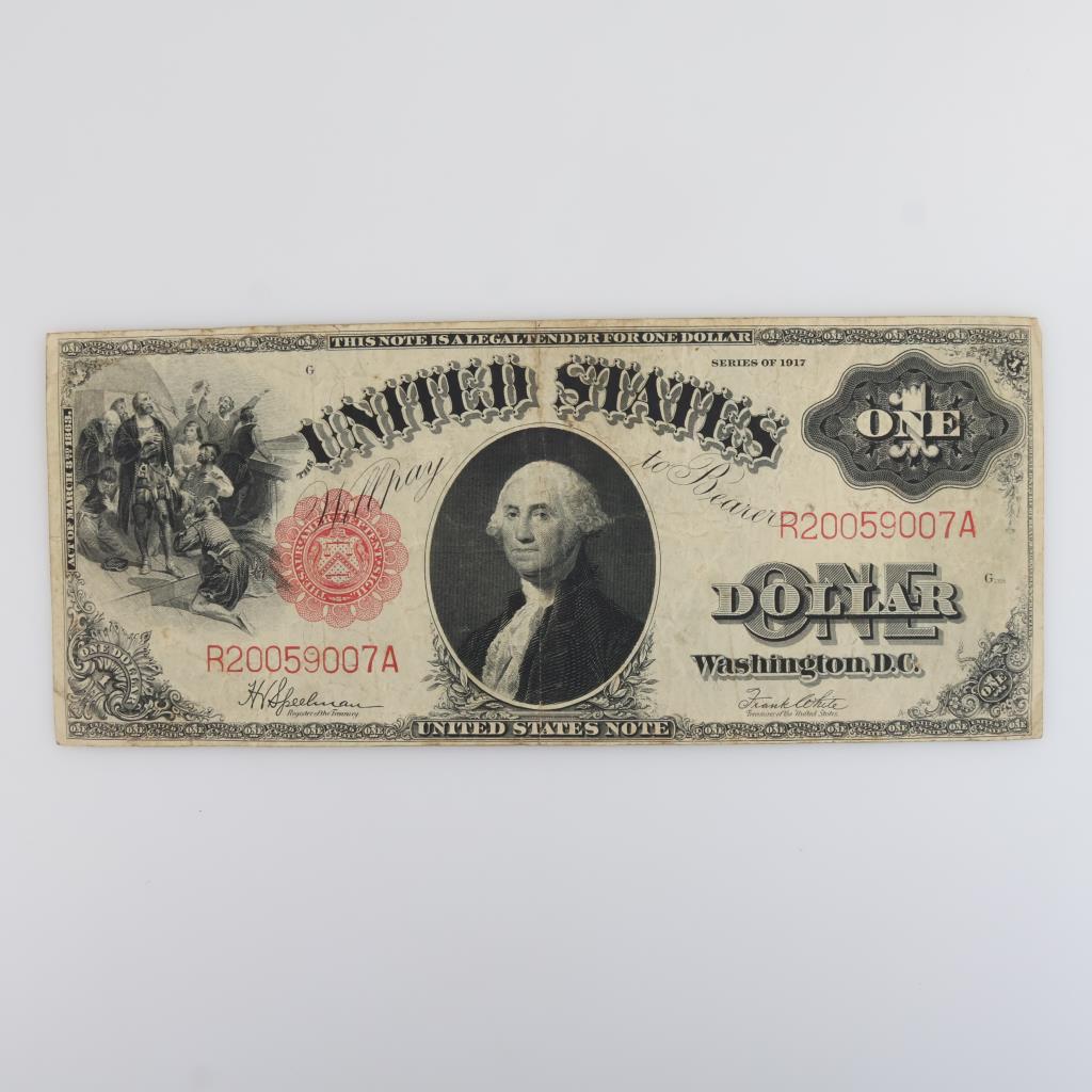 1917 US $1 Large Note, Fr. 39