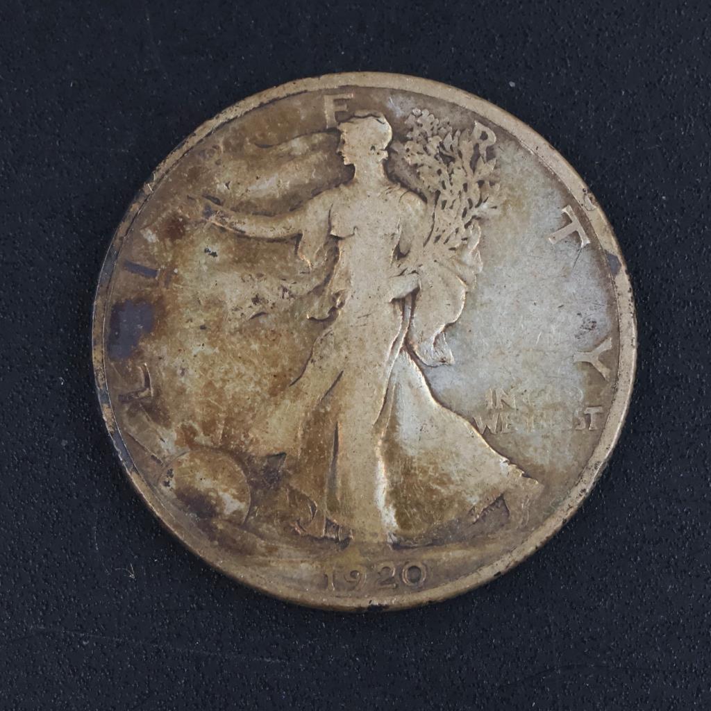 1920-S Walking Liberty Silver Half Dollar