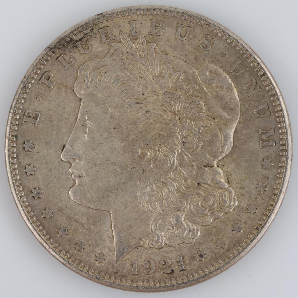 1921-D US Morgan Silver Dollar