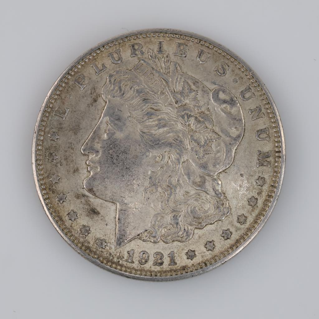 1921-D US Morgan Silver Dollar